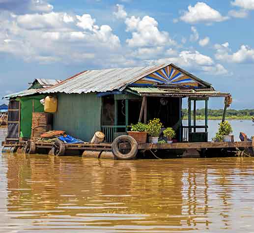 Chau Doc water house